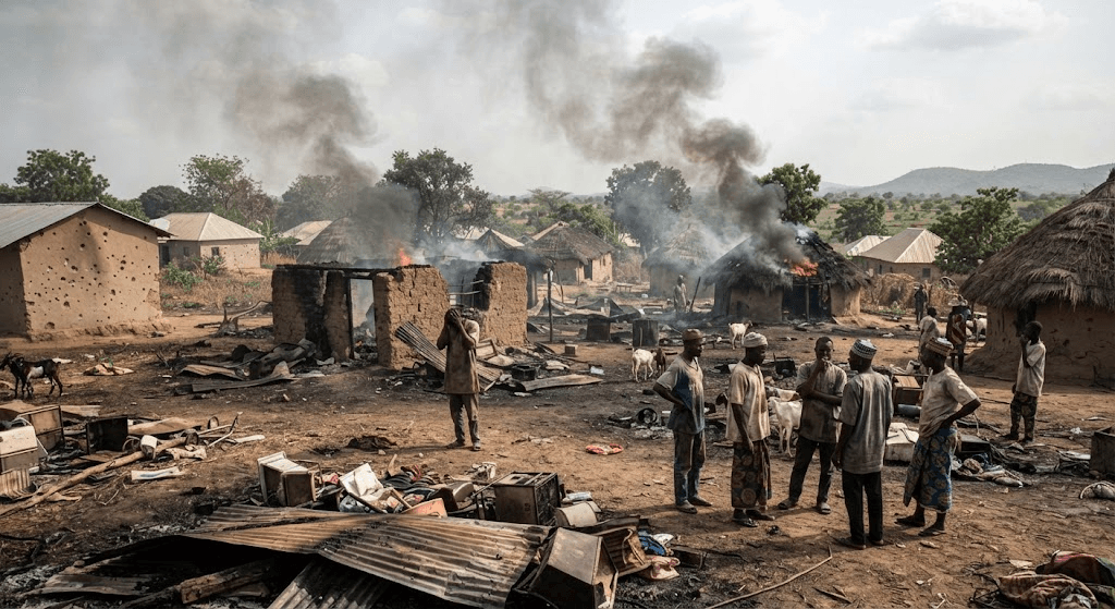 Tragedy in Nigeria: Gunmen on Motorcycles Storm Rural Village, Leaving at Least 20 Dead Tragedy in Nigeria: Gunmen on Motorcycles Storm Rural Village, Leaving at Least 20 Dead